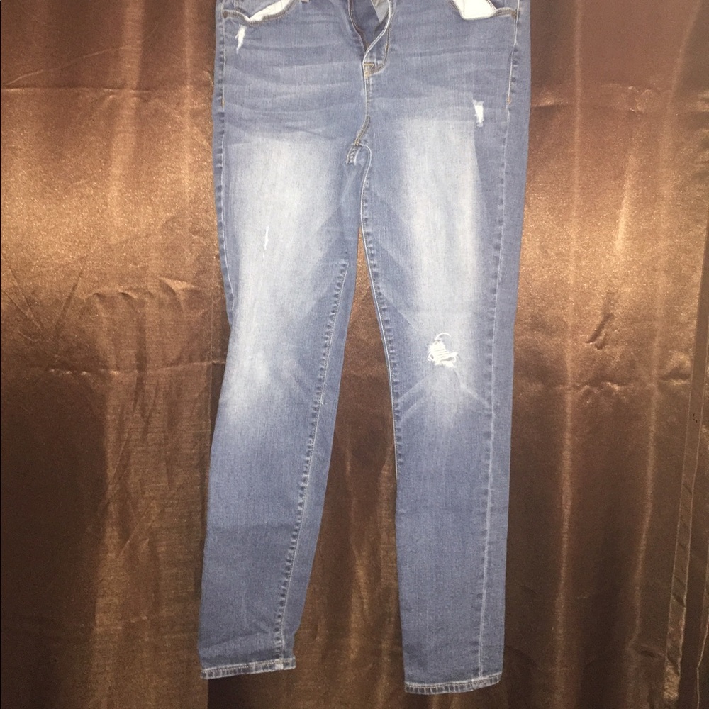 Old Navy Jeans with Purposefully made tears